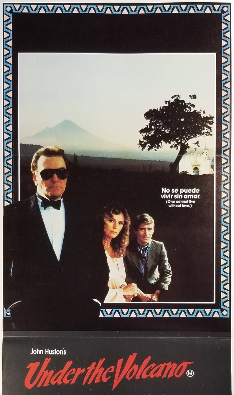 Under the Volcano-a Rare Original Vintage Movie Poster of John Hustons ...