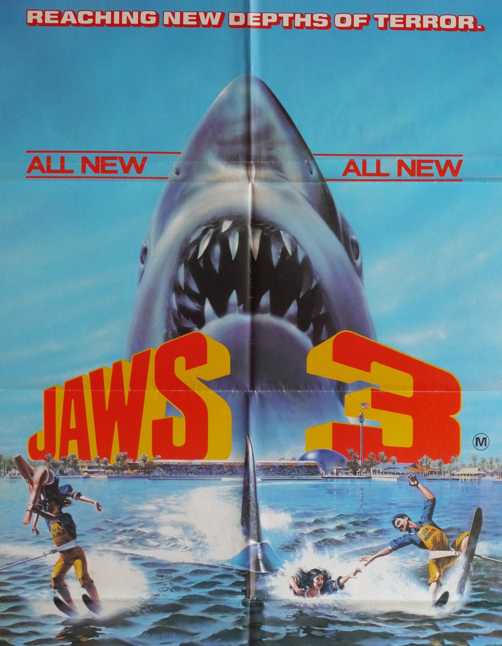 Jaws 3 Movie Poster — free download