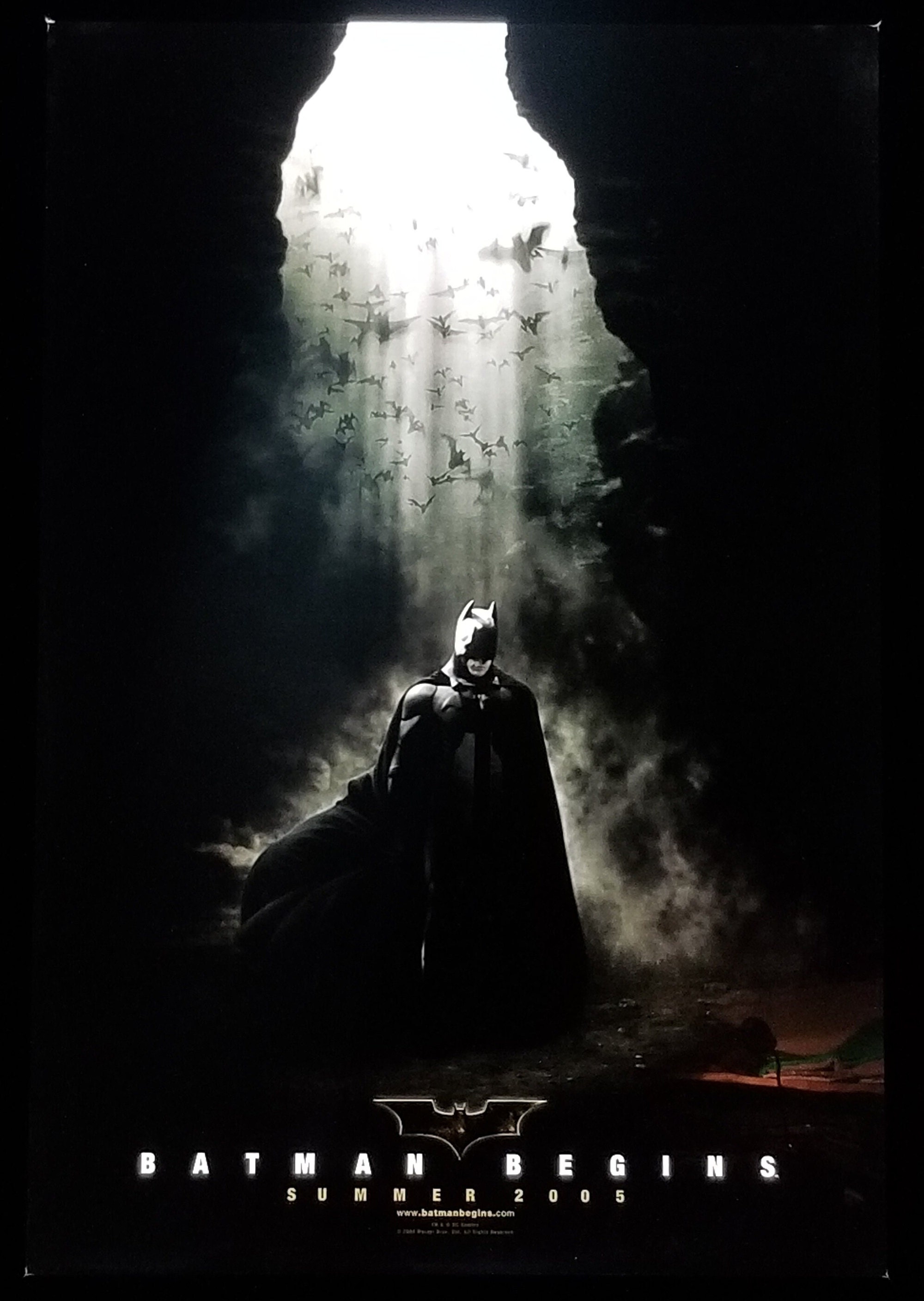 Batman Begins-a Rare Original Movie Poster for Christopher - Etsy Hong Kong