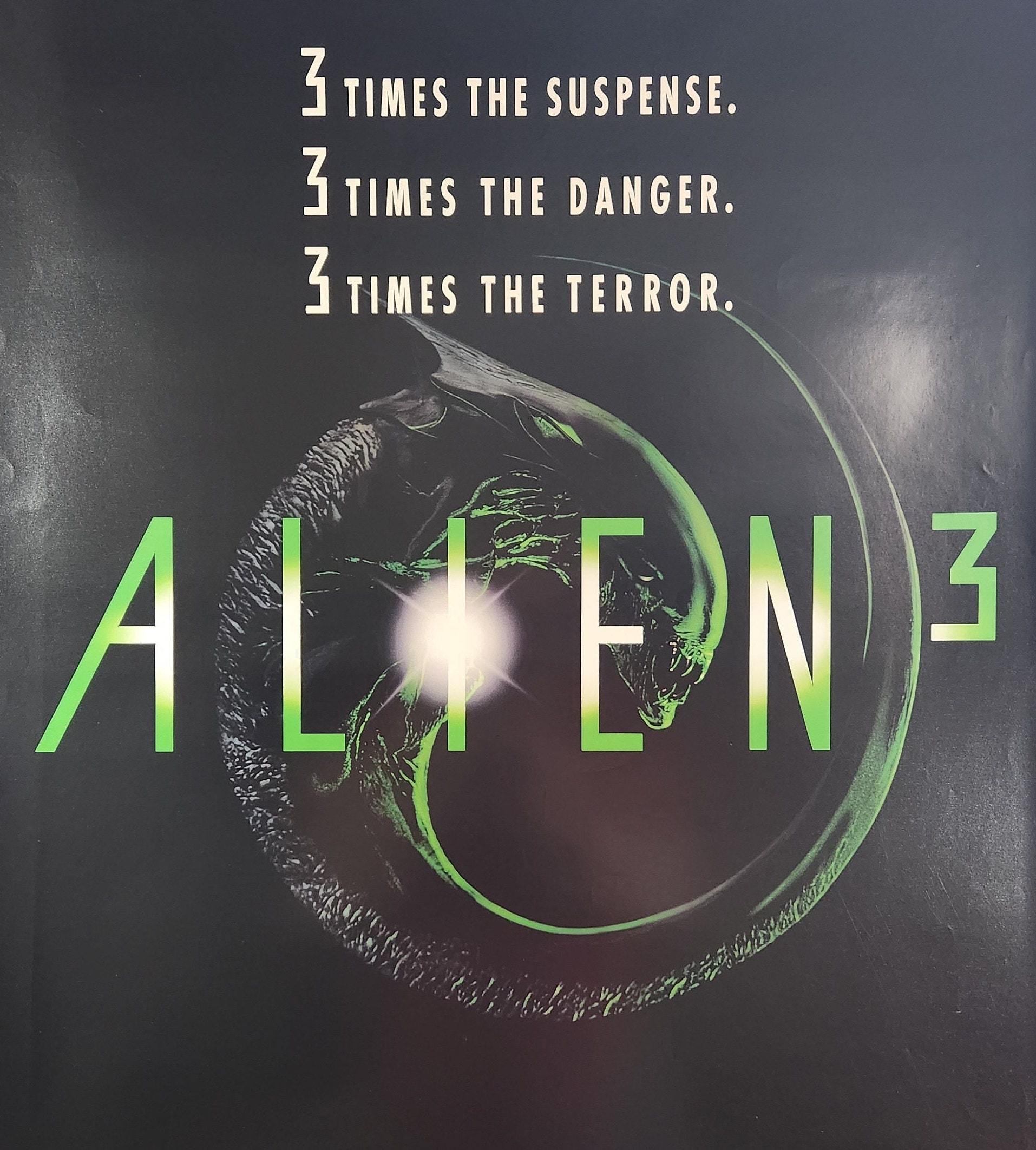 ALIEN 3-original Vintage Movie Poster of David Fincher's Sci
