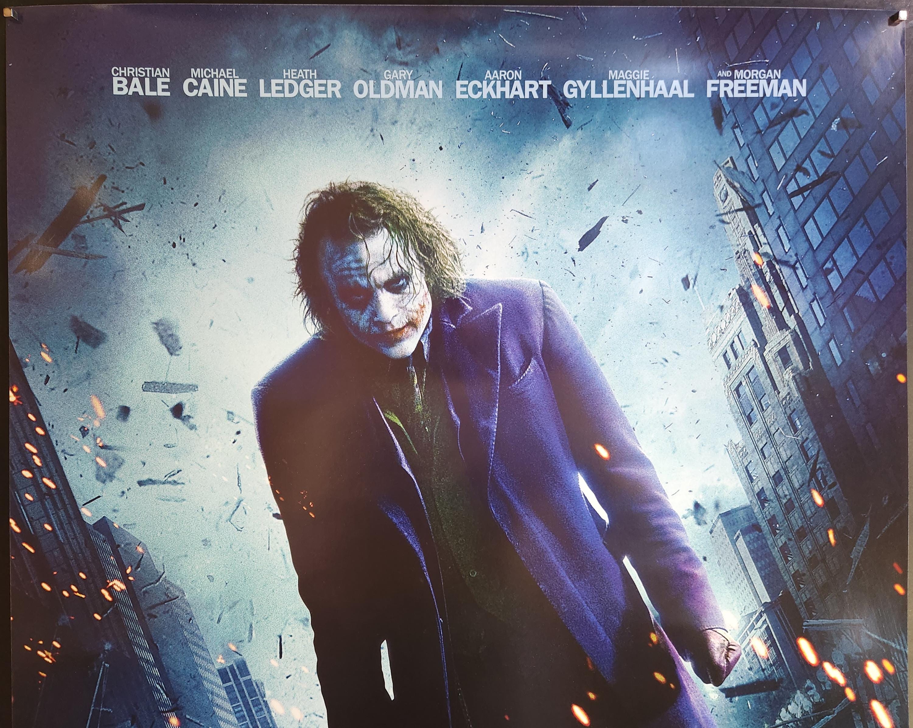 Dark Knight (2008) Póster Original De La Película De Una Hoja - Original Film Art - Vintage - Foto 6