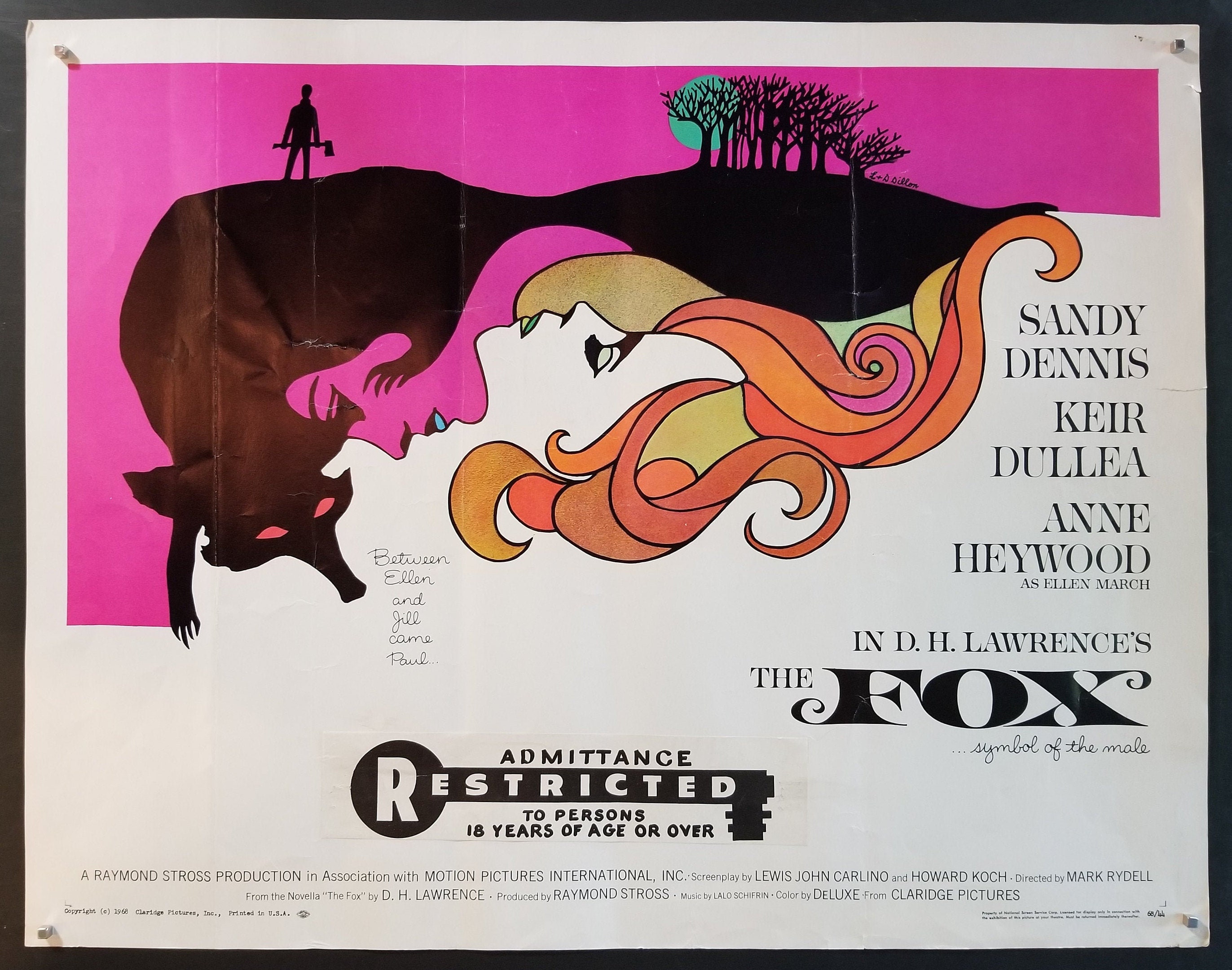 The Fox-rare Original Vintage Movie Poster of the D.H. - Etsy Norway
