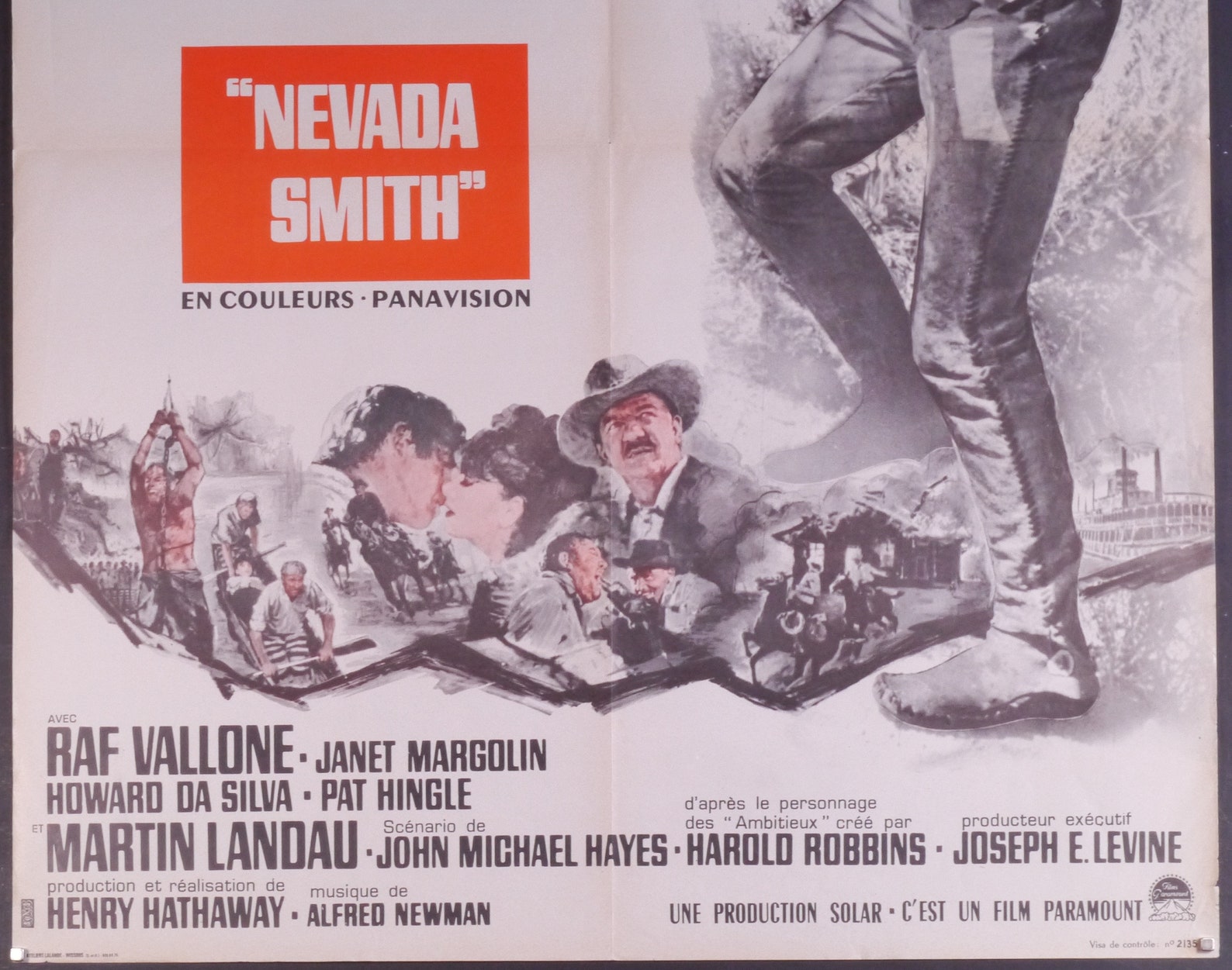 Nevada Smith-rare Original Vintage Movie Poster for the Henry Hathaway ...