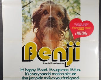 Benji-original Vintage Movie Poster for Joe Camps Canine Adventure
