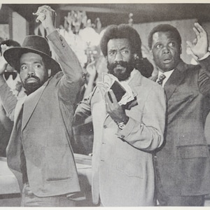 Uptown Saturday Night-Original Vintage Lobby Card of Sidney Poitier&#39;s Uptown Hustle with Harry Belafonte, Calvin Lockhart and Rosalind Cash