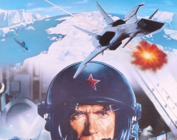 Firefox-original Vintage Movie Poster for Clint Eastwood's Action