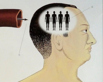 Being John Malkovich-An Original Vintage Movie Poster of Spike Jonzes Surreal Comedy with John Cusack, Cameron Diaz and the Ripe Vessel