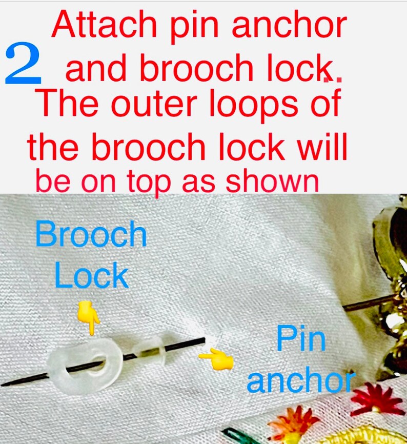 Versatile BROOCH LOCK Keeps Your Brooch Secure and Transforms It to a