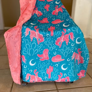 Once Upon A Rodeo Hats Quilted Blanket NCU0DV367 main image 0
