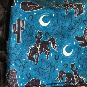 The Blue Midnight Rodeo Blanket Bild 1