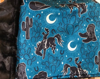 The Blue Midnight Rodeo Blanket