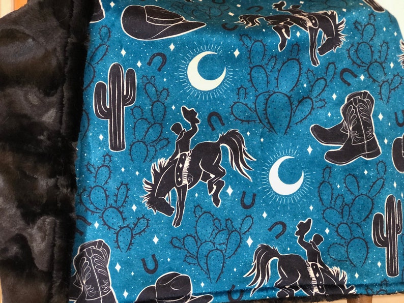 The Blue Midnight Rodeo Blanket Bild 1