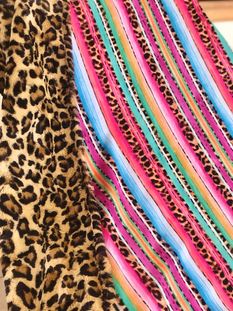 Sassy Serape & Leopard Blanket Bild 2