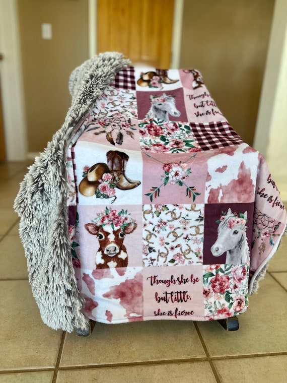 Baby girl horse blanket hotsell