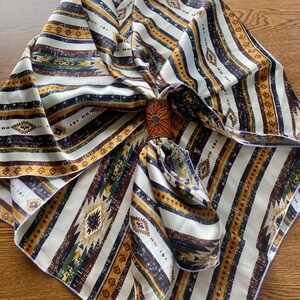 The Retro Cowboy Wild Rag // Vintage Wild Rag, Cowboy Wild Rag, Retro Western, Western Scarf, Neck Warmer, Cowgirl Scarf, Wildrag