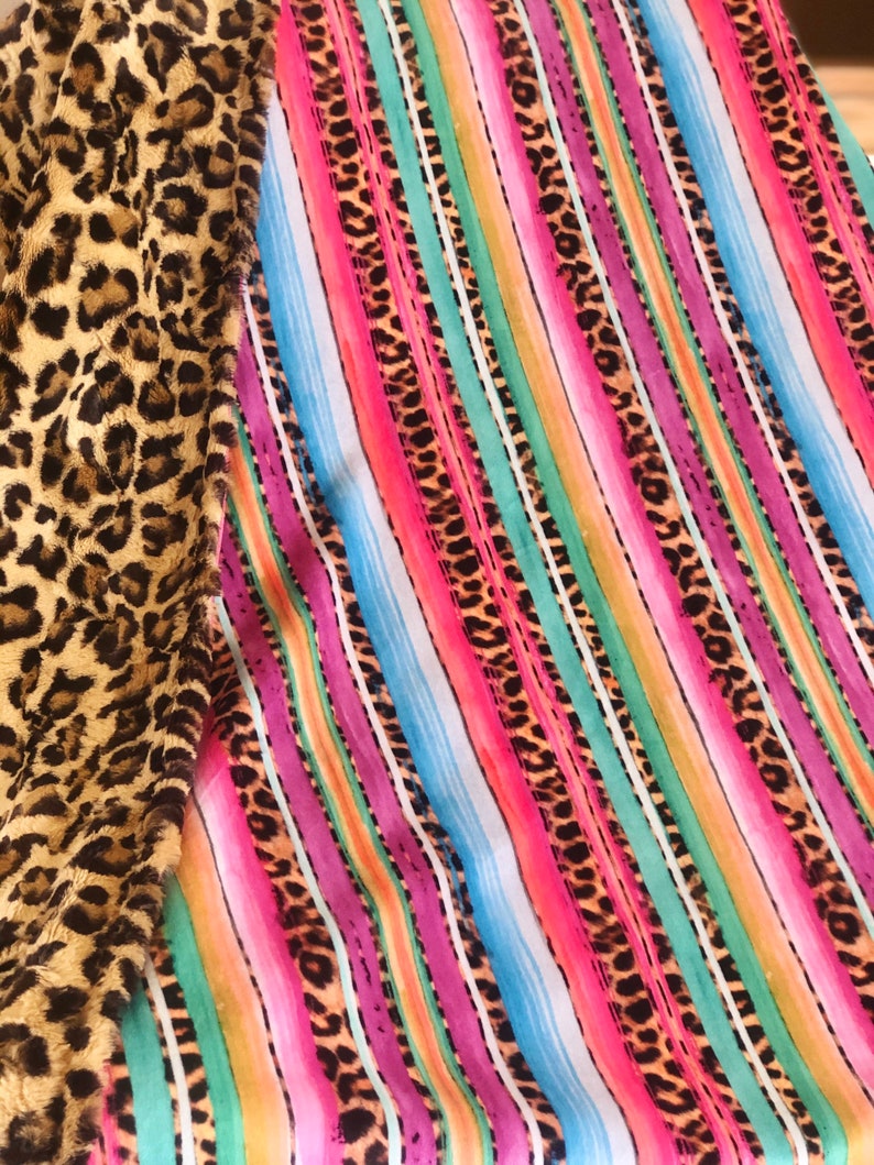 Sassy Serape & Leopard Blanket Bild 10