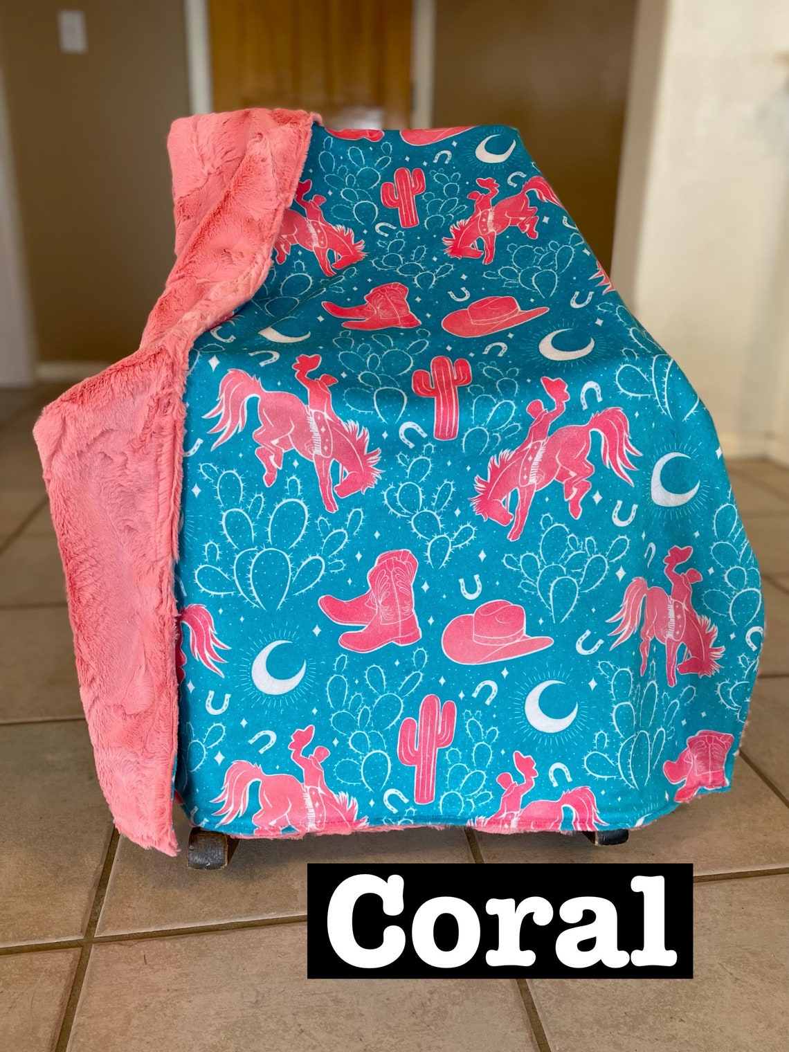 The Cotton Candy Midnight Rodeo Blanket - Etsy