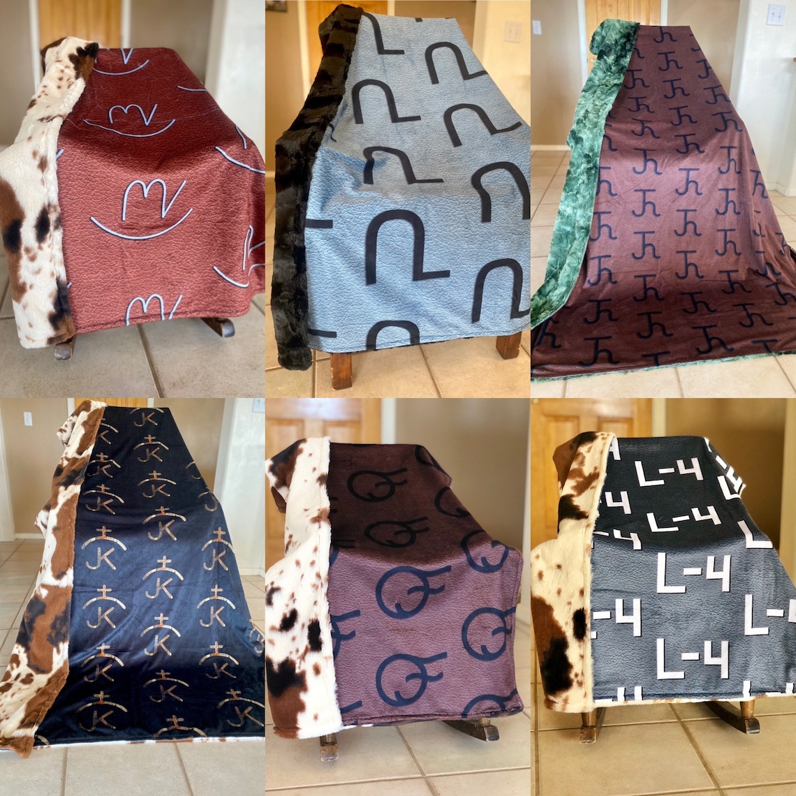 Custom Brand Blanket Etsy