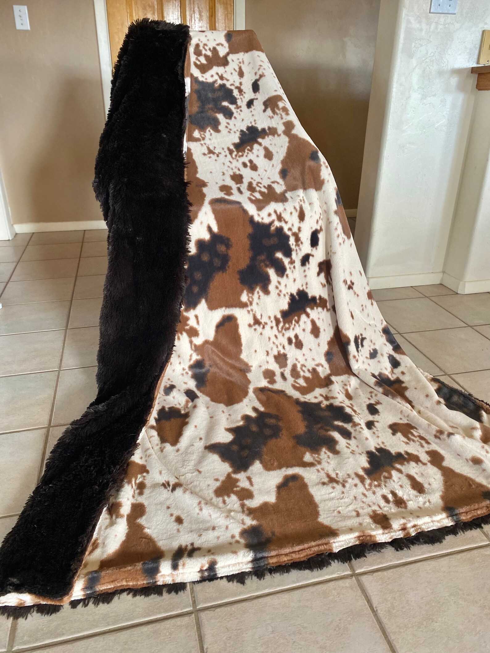 Cowhide Blanket Etsy