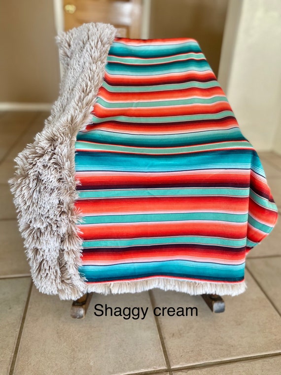 Orange and cream throw blanket hotsell