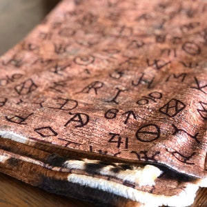 The Cattle Brands on Wood Blanket