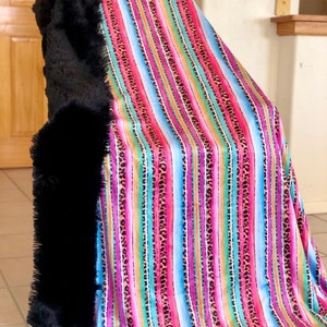 Sassy Serape & Leopard Blanket Bild 7