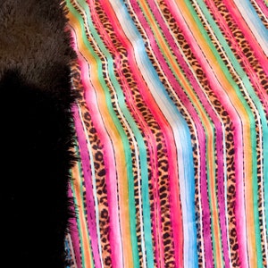 Sassy Serape & Leopard Blanket Bild 6