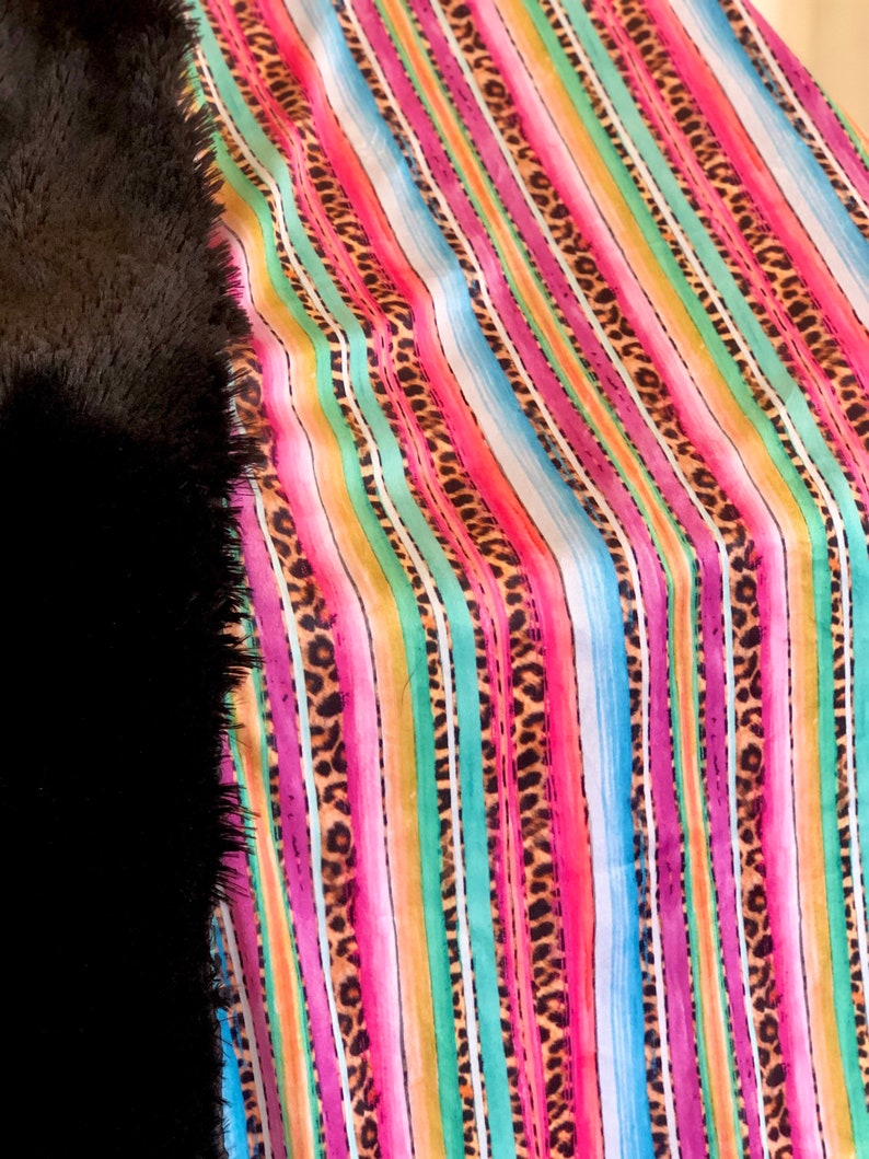 Sassy Serape & Leopard Blanket Bild 6