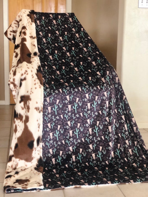 Cow print weighted blanket sale
