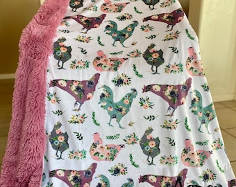 The Floral Chicken Blanket