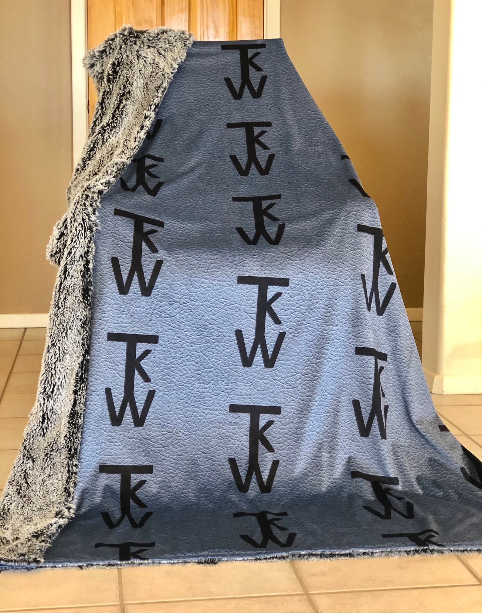 Custom Brand Blanket Etsy