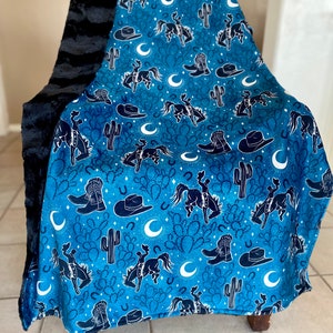 The Blue Midnight Rodeo Blanket Bild 10