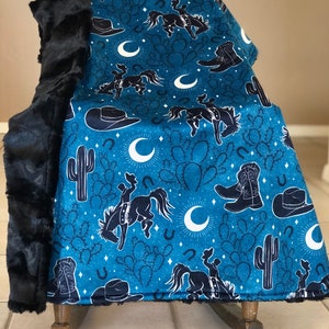 The Blue Midnight Rodeo Blanket Bild 8