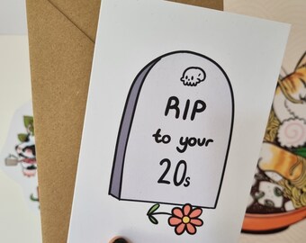 Funny 30th Birthday Card | RIP to Your 20s