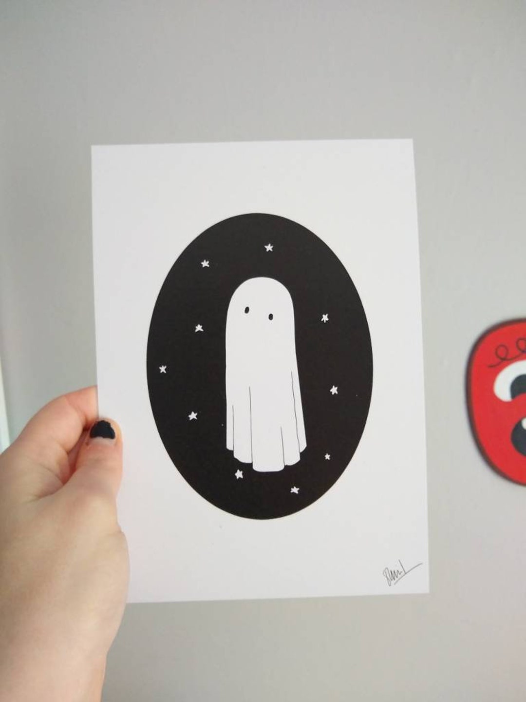 A5 Ghost Print - Etsy