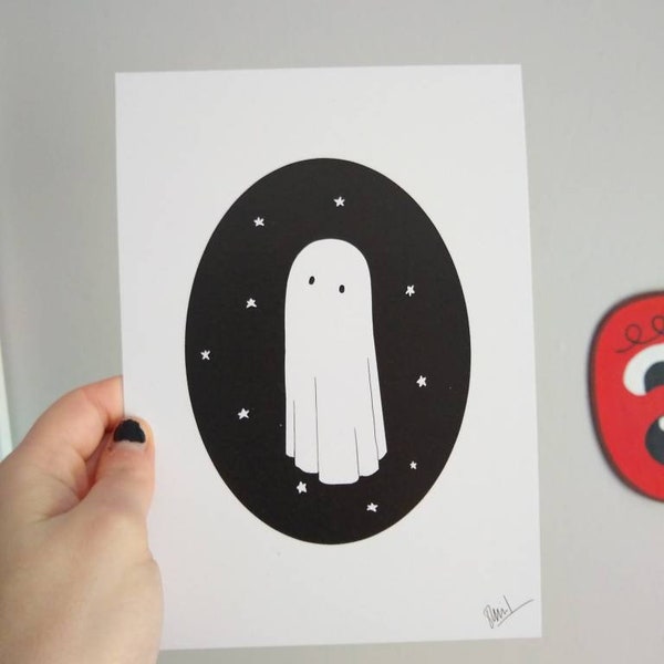 A5 Ghost Print