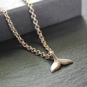Whale Tail Necklace, Ocean Necklace, Mermaid Tail Necklace, Ocean Jewelry, Sea Necklace, Nautical Jewelry, Mermaid Necklace, Beach Jewelry
