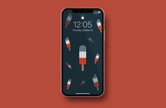 Summer Bomb Popsicle Iphone Wallpaper Modern Red White & - Etsy Australia Summer Bomb Popsicle Iphone Wallpaper Modern Red White & - Etsy Australia