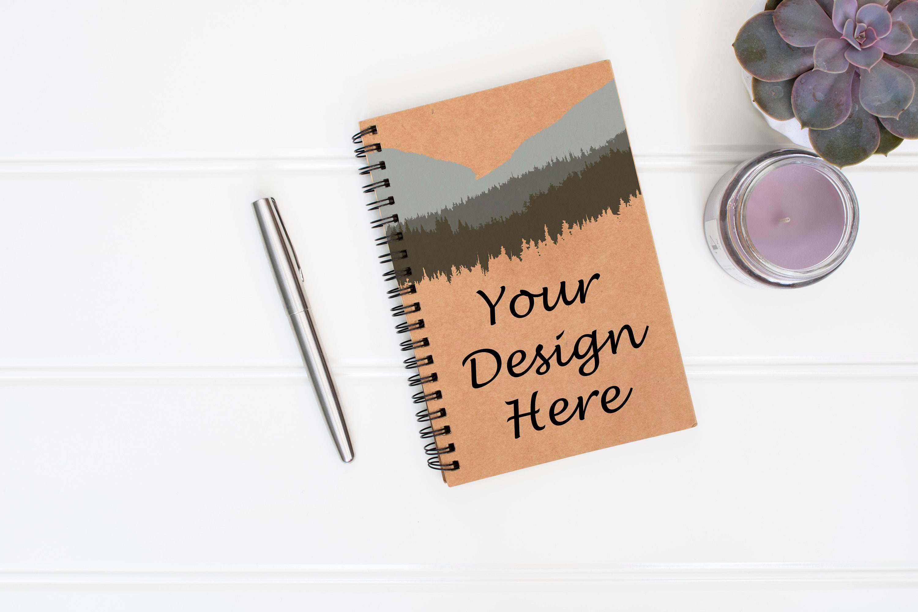 Notebook Mockup Spiral Notebook Mock Up Journal Mockup Etsy