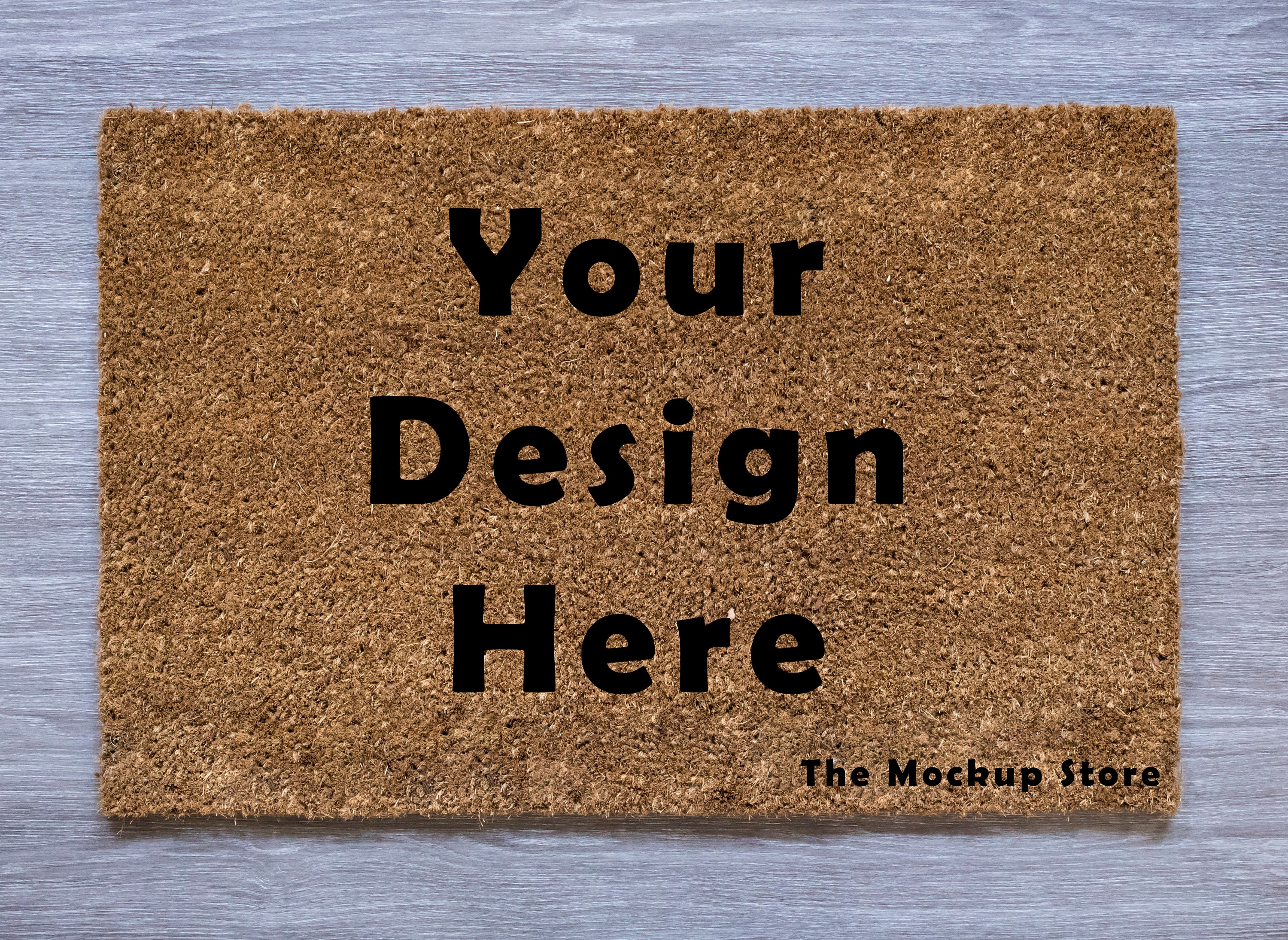 Coir Doormat Mockup Rug Mockup Door Mat Mockup Styled Stock Etsy