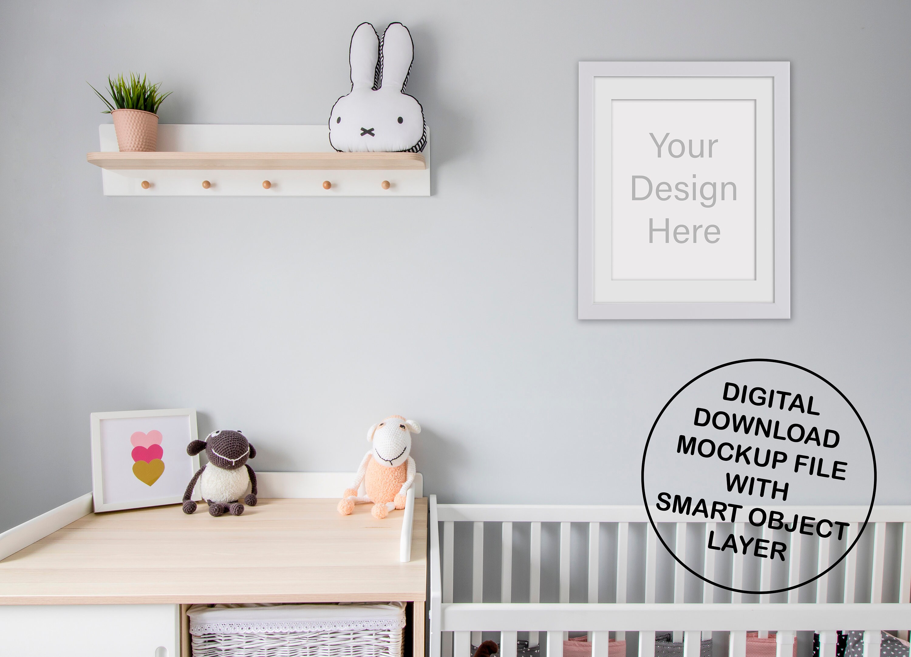 Download 8x10 16x20 24x30 Nursery Frame Mockup Nursery Mockup Etsy