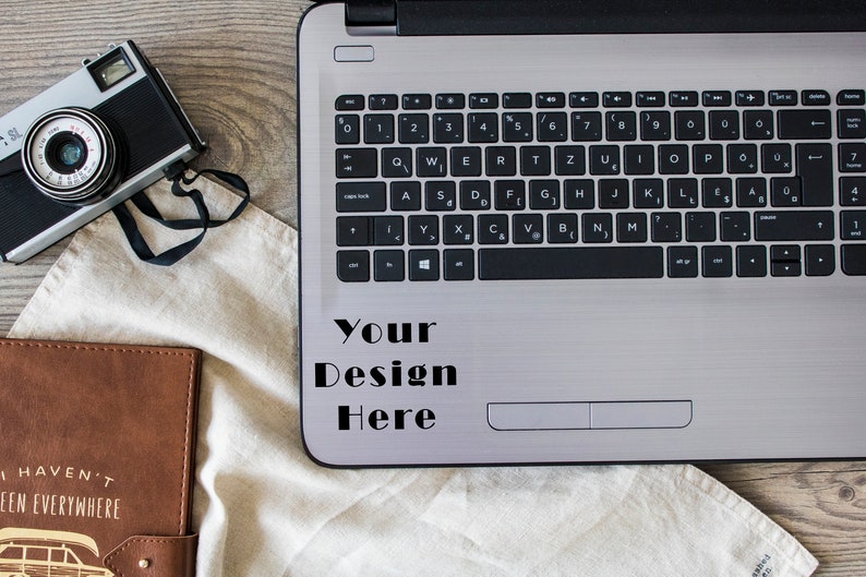Download Laptop Mockup Laptop Sticker Mockup Laptop Flat Lay Laptop Etsy