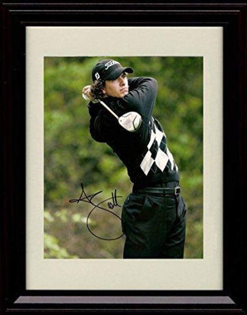 2013 Masters Winner 8x10 Print Framed Adam Scott Autograph Replica Print