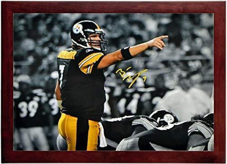 Landscape Ben Roethlisberger Autograph Replica Super Print