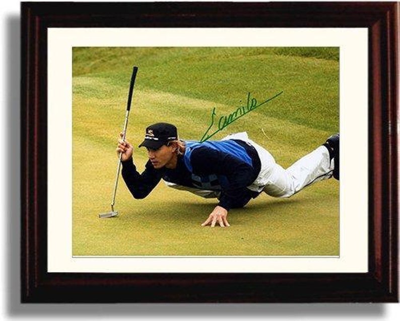 Framed Camilo Villegas Autograph Replica Print 8x10 Print