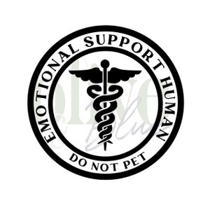 Emotional Support Human SVG
