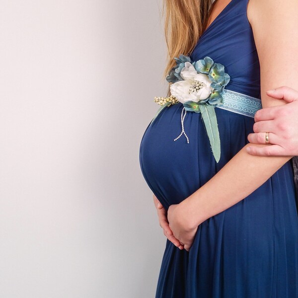 Burlap Belly Band Etsy