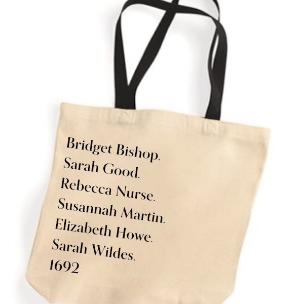 executed - Salem witch trials reusable tote grocery bag