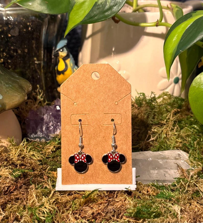 Minnie Mouse Earrings afbeelding 2