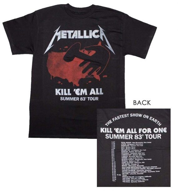 metallica kill em all shirt